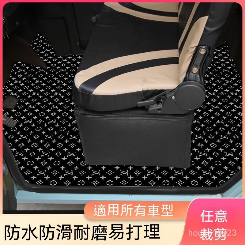 臺灣熱銷2024新款電動三輪車四輪車腳墊全包圍通用型萬能型自由改裝腳踏墊