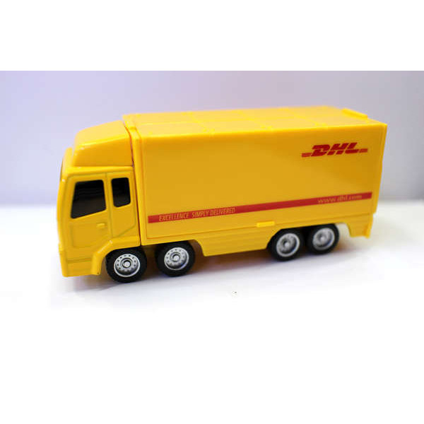 特價外貿兒童玩具快遞運輸小貨車小卡車合金仿車貨櫃車模型禮品