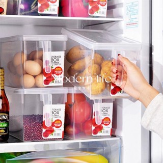 ♡modern life、廚房冰箱收納盒大號食品級密封保鮮冷凍專用雞蛋水果蔬菜儲物盒