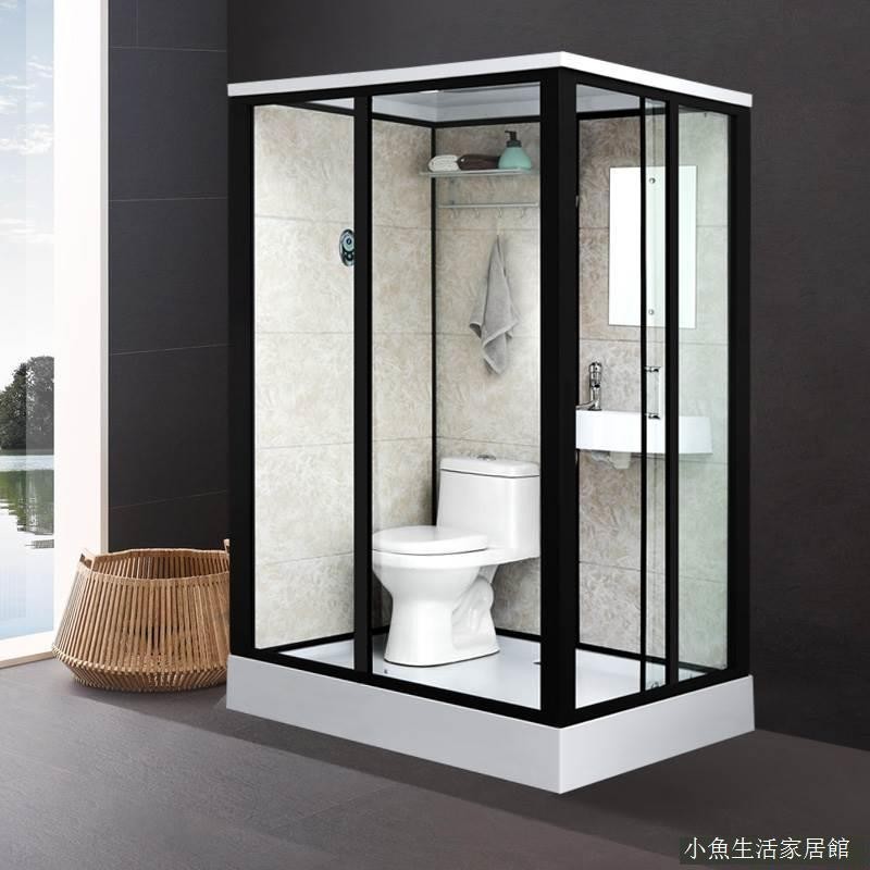 High Quality 家用一體式衛生間整體淋浴房浴室集成浴房封閉式洗澡房廁所免防水