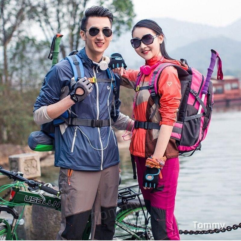 🔥台灣出貨🔥 新款戶外登山包40L男女旅遊旅行背包大容量後背包超輕徒步騎行包
