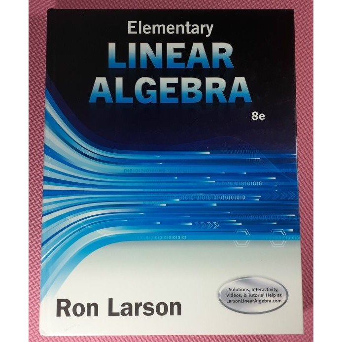你書》S2R_約無筆跡_Elementary Linear Algebra_2017-3版+9781305953208+