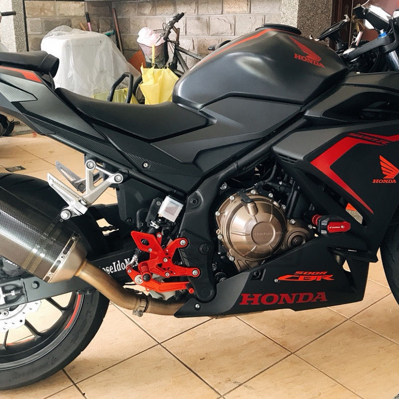 適用于本田 CBR500R CB500F 13-22年 改裝升高腳踏 前腳踏總成