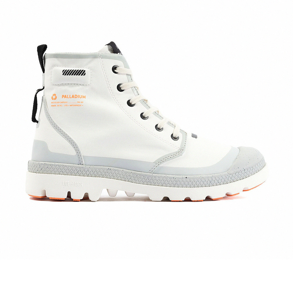 Palladium Pampa Rcycl Lite+ Wp+ 女 白色 輕量 雨靴 防水靴 休閒鞋 98848-116