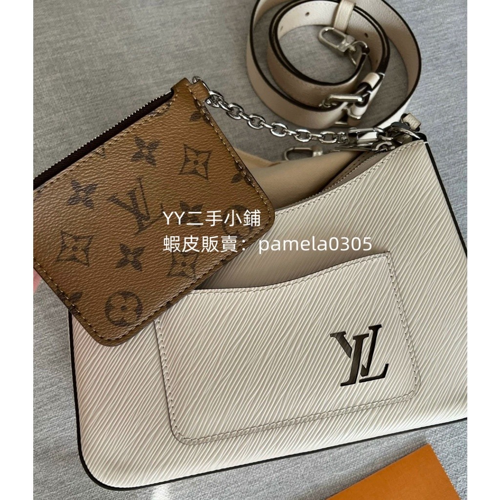 YY小鋪 LV 路易威登Marelle粒面Epi腋下包 M59486 肩背包 斜背包 現貨實拍