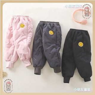 🍭小朋友🍭 80-150CM 新款兒童棉褲 三層刷毛 加厚 冬季 外穿防風保暖褲 中兒童長褲
