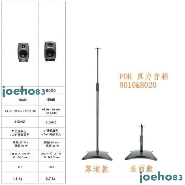 『木子寶藏店』適用 iloud mtm mm真力8010 8020 8030音箱支架桌面音響支架避震