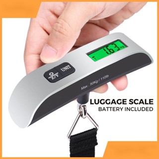 Lazchoice GoTravel 50kg/110lb 行李秤電子數字秤便攜式手持旅行箱包掛秤重量平衡