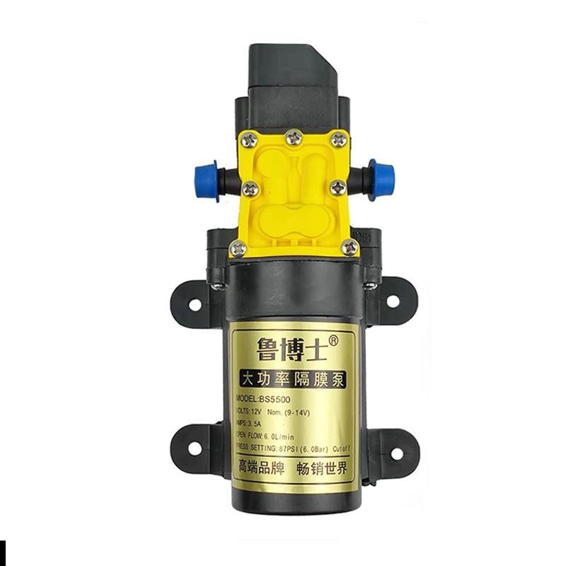 抽水泵 水泵 噴霧 電動噴霧器高壓泵12v電機馬達配件大全通用打機大功率雙核水泵