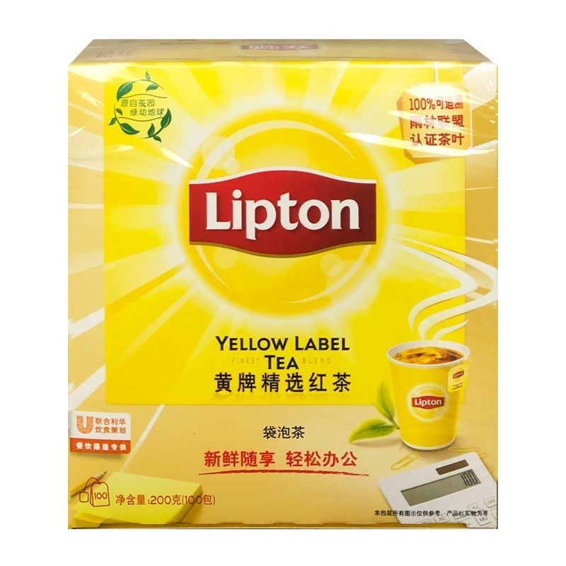 Lipton YELLOW LABEL TEA 100BAGS 立頓精選紅茶包100包