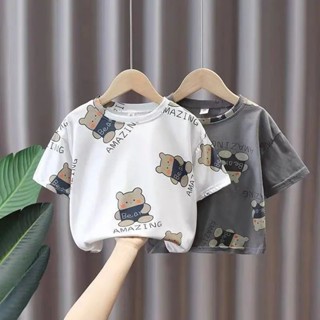✨HELLOBABY童裝店✨ 男童上衣 兒童短袖T恤韓版夏裝新款童裝男童百搭半袖上衣洋氣百搭體恤衫潮