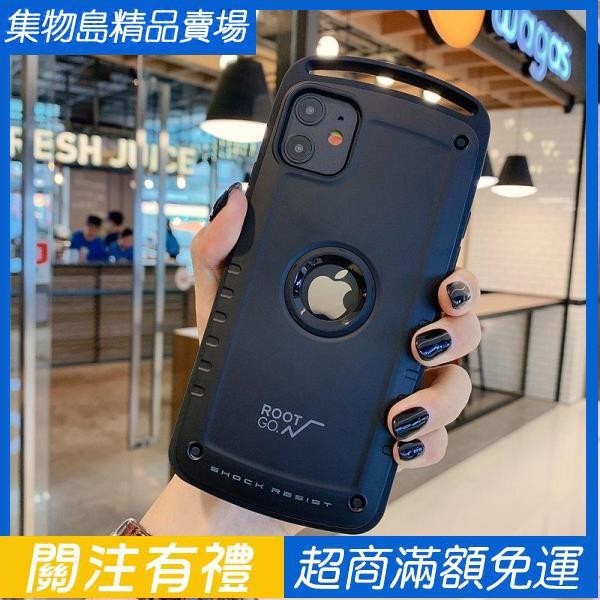 日本ROOT CO. iPhone11 pro手機殼軍工防摔XR蘋果 11pro Max全包邊