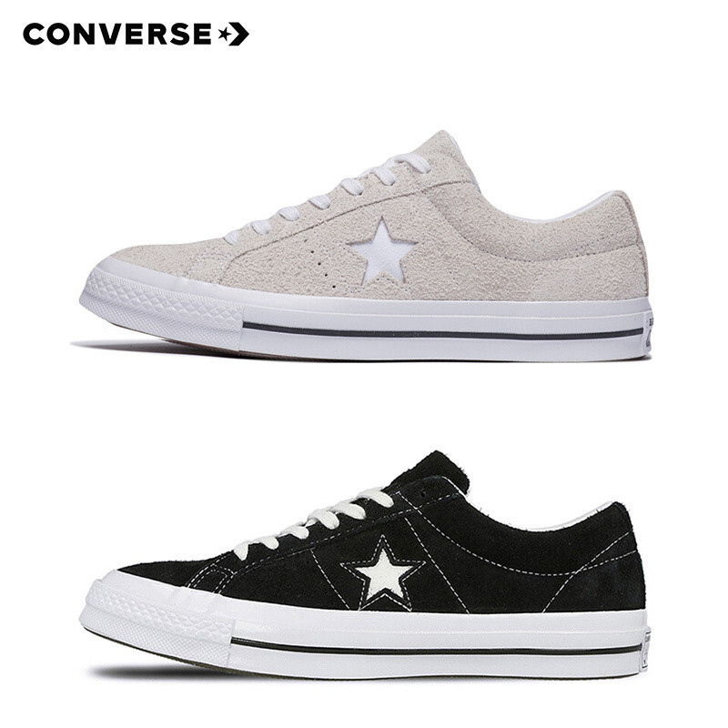 正版Converse One Star 匡威 帆布鞋 黑/灰 161577C/171587C