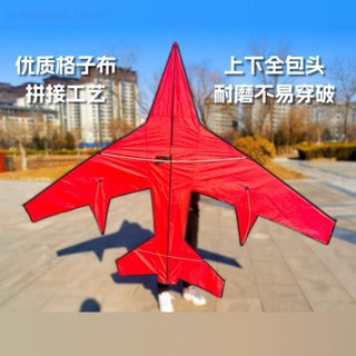 💛2024新款高階風箏💛 帶綫輪直銷大型風箏 新款飛機 佈袋子佈袋包裝 小飛機成人風箏 捲線器 輪盤捲線器 造型風箏