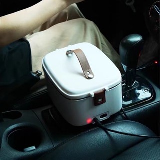 保溫便當盒 便當盒 便攜式午餐盒 日式飯盒 分隔便當盒 車載加熱飯盒上班族可插電加熱保溫免無注水大容量便當盒熱飯神器