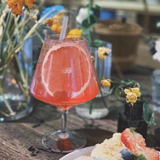 ZJ LIGHTins網紅餐廳玻璃杯矮腳白蘭地杯冰咖啡杯蘇打chic簡約飲料果茶杯#預購#開超取請聊聊我