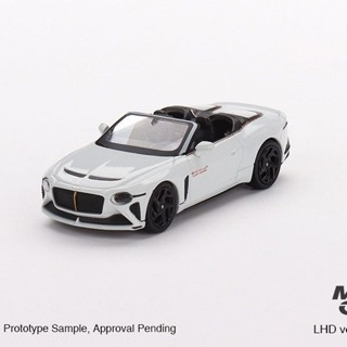 賓利車模 1:64白色賓利 1比24賓利 賓利模型 賓利車模 敞篷賓利 Mulliner 閤金賓利 汽車模型 收藏擺件