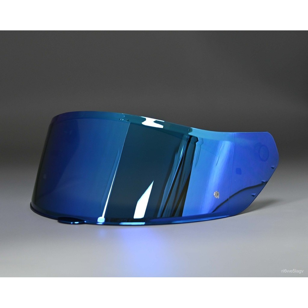 新款 摩託車頭盔鏡片適用於AVA閃電鏡片炫彩電鍍日夜通用極光鍍藍鏡片 安全帽配件  安全帽替換件 HQLI