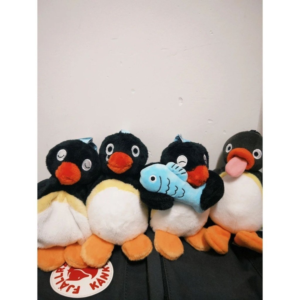 Pingu演我的一天系列毛絨企鵝公仔玩具娃娃玩偶禮物掛件摸魚鵝