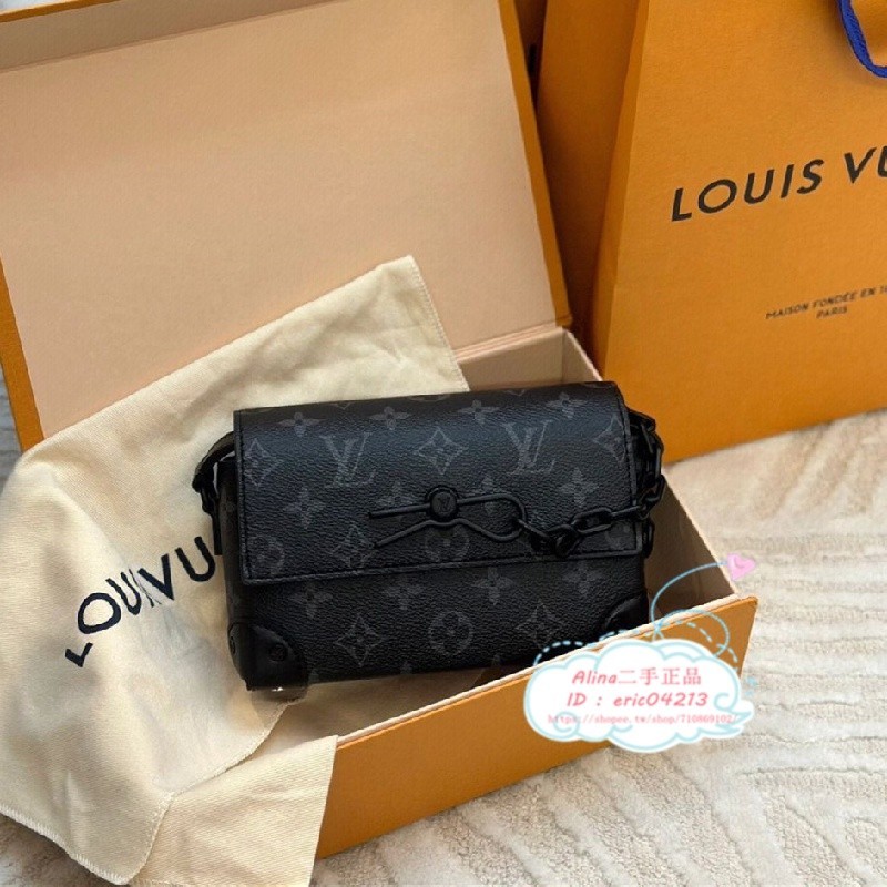 【Alina二手正品】LV 路易威登 新款 STEAMER M81783黑花 肩背包 斜背包 斜挎包 男女同款 現貨