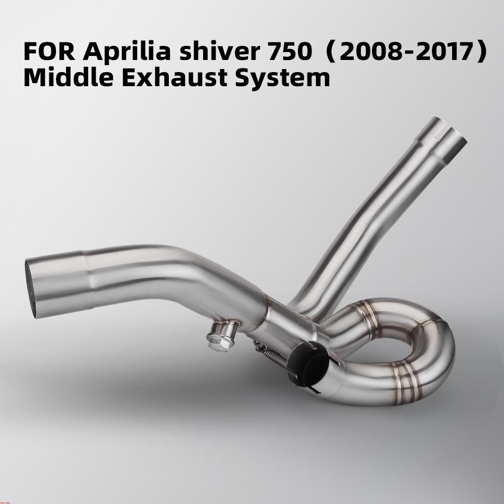 機車排氣催化劑刪除管適用於 Aprilia Shiver 750 2008 至 2016 2017 SL 750 SL7