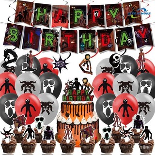 roblox doors Figure門派對拉旂氣球弔飾door門遊戲生日派對裝飾 Doors roblox Figur