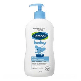 CETAPHIL BABY 舒特膚寶寶溫和洗髮沐浴精 400ml*2入 D108722