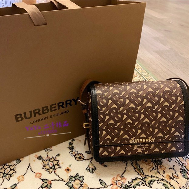 現貨二手 Burberry博柏利 Grace郵差包 肩背包 斜背包