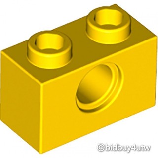 LEGO零件 科技磚 1x2 3700 黃色 370024【必買站】樂高零件