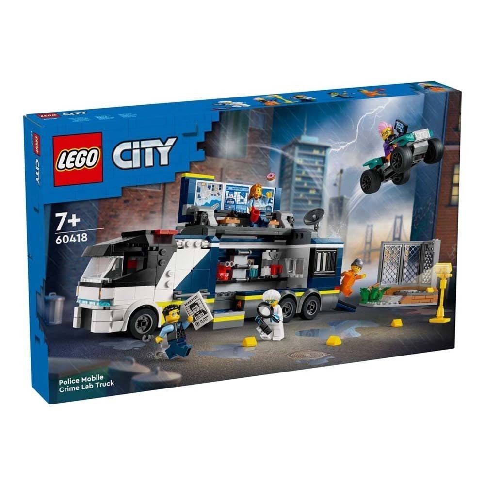 LEGO 60418 警察行動刑事實驗室 樂高® Ciy系列【必買站】樂高盒組