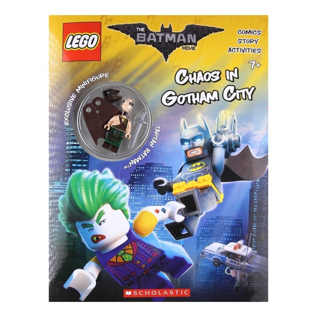 Chaos in Gotham City (樂高蝙蝠俠電影書附人偶)【必買站】樂高周邊