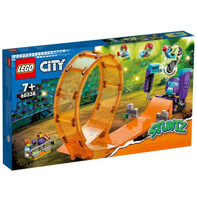 LEGO 60338 衝撞黑猩猩特技環形跑道 樂高城市系列【必買站】樂高盒組