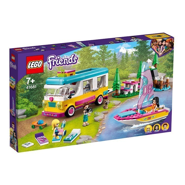 LEGO 41681 女生好朋友系列 森林露營車和帆船【必買站】樂高盒組