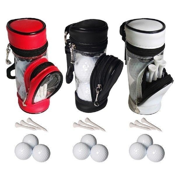 🔥 臺灣熱賣 🔥高爾夫PU材質小腰包配件工具小球包高爾夫球袋簡約高顔值小球包