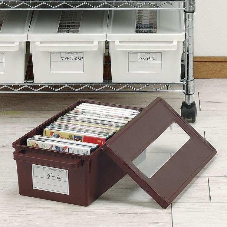 5光盤盒漫畫專輯整理收納箱 &lt;過去ahFT&gt; 日本進口cd收納盒家用dvd收納碟片ps4