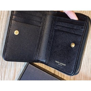 二手 YSL 皮夾 SAINT LAURENT 358094 聖羅蘭 經典長夾 短夾