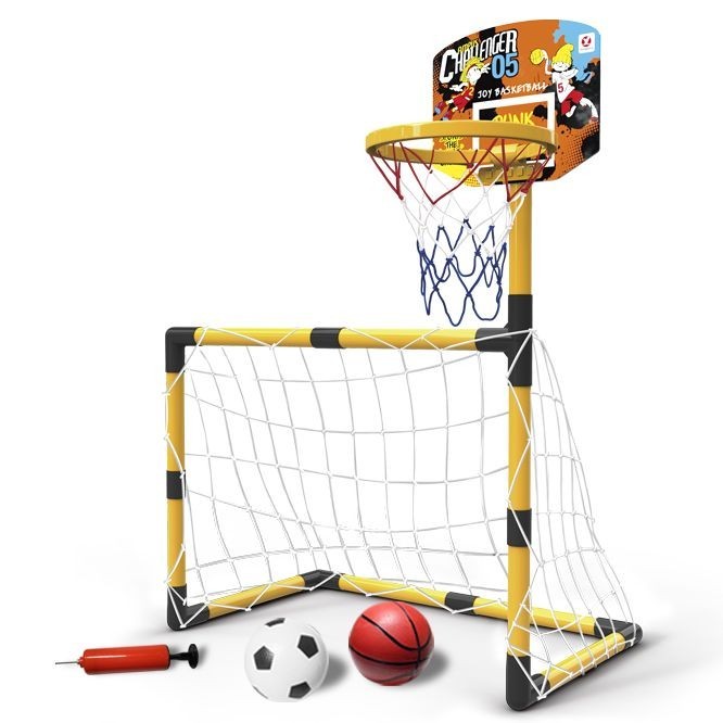 兒童足球門 籃球架 體育用品 室內足球門 簡易便攜式 足球玩具