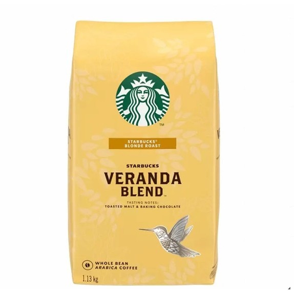 星巴克 Starbucks 黃金烘焙綜合咖啡豆 1.13公斤 D648080  COSCO代購
