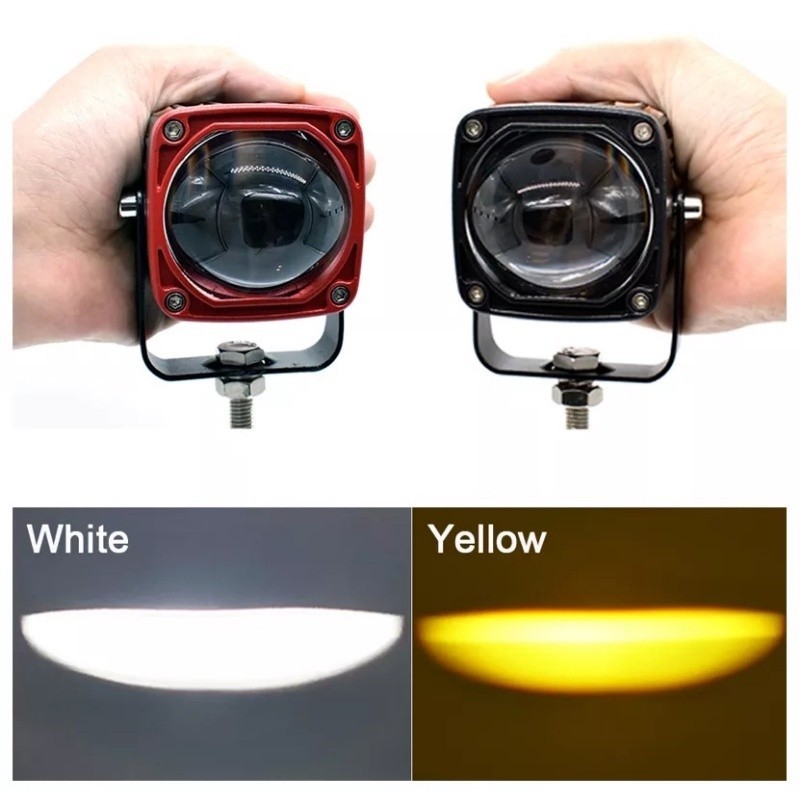 【熱銷】2 英寸 led 工作燈 8D 透鏡駕駛燈 led 霧燈適用於汽車 4x4 越野 ATV 拖拉機卡車摩托車頭燈