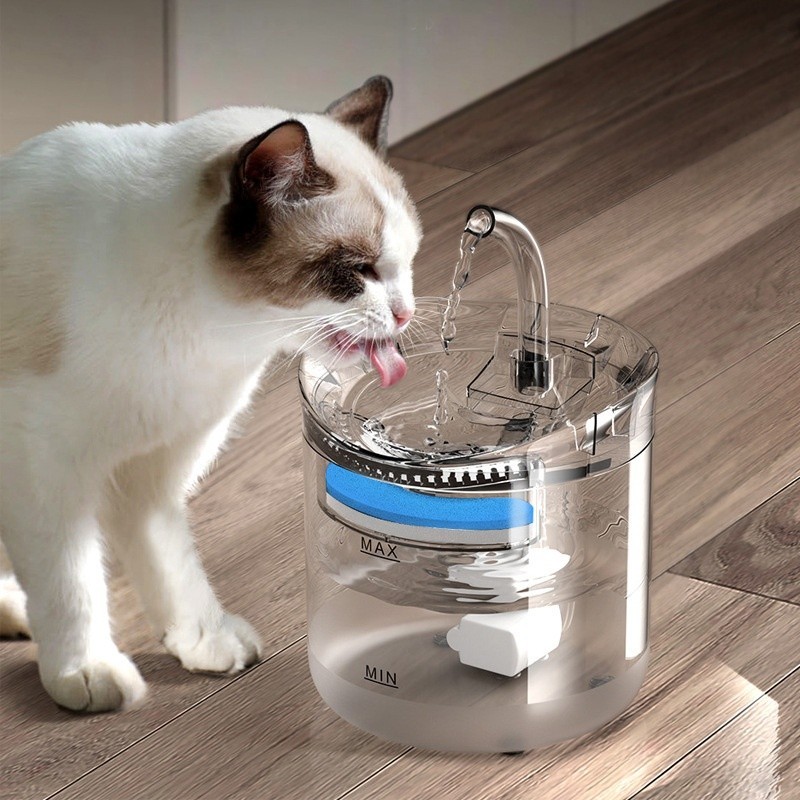 寵物飲水機自動循環智能恆溫貓狗飲水器不插電小貓喝水器寵物用品