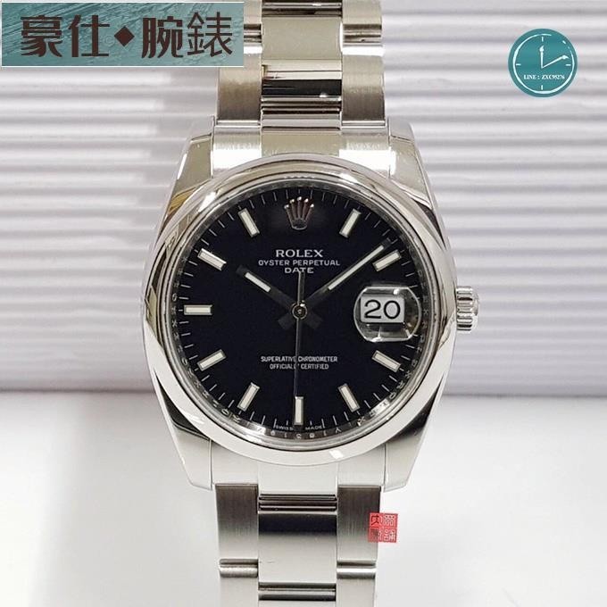 高端 ROLEX勞力士 115200盒證 男女適用 臺灣AD 錶徑35mm自動機械 黑面盤精鋼材質