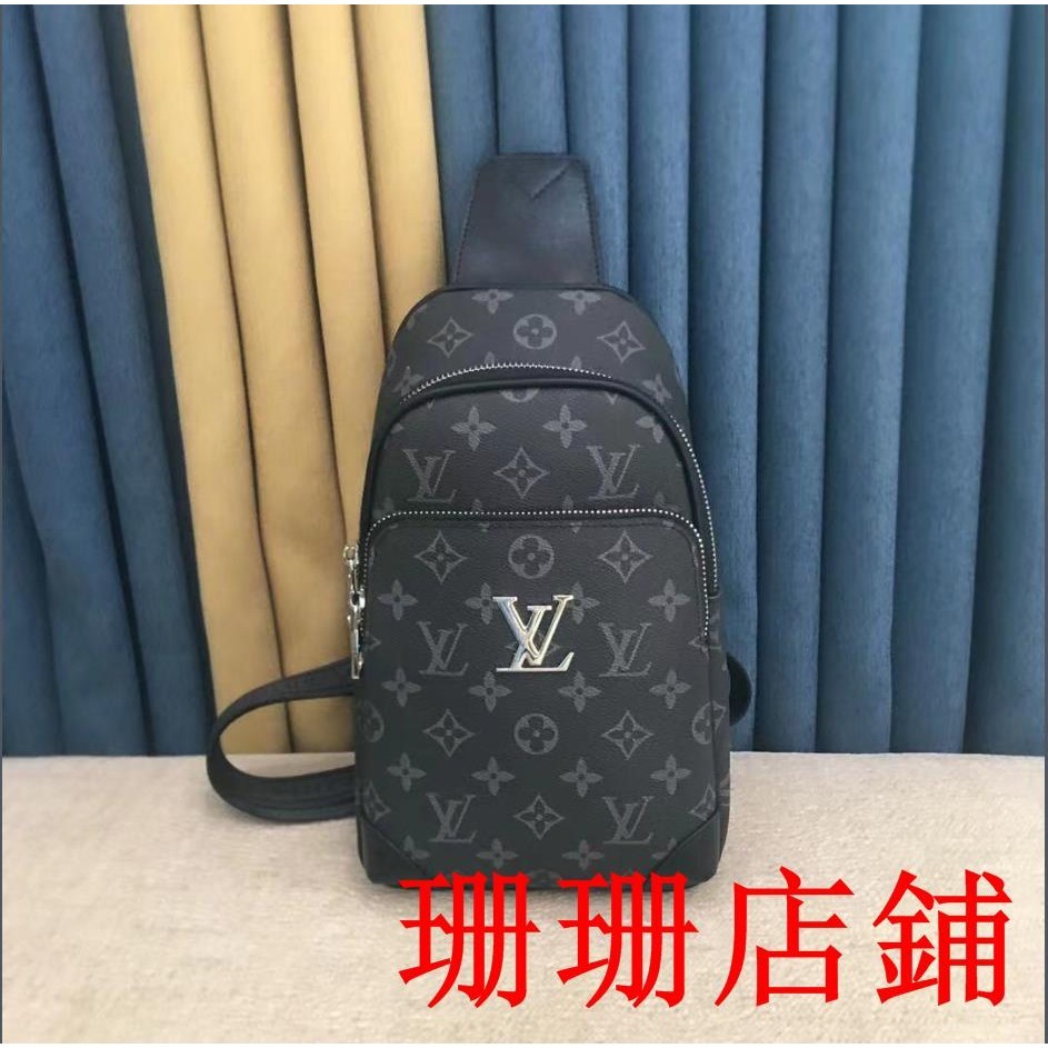 珊珊二手/LV 路易威登 單肩包 男款胸包 腰包單肩斜款包側背包 胸口包男包32521