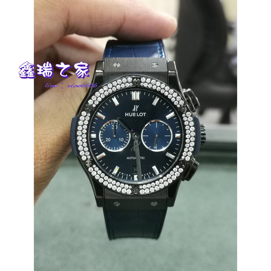 Hublot 宇舶 Classic Function 經典融合 黑陶瓷 豪華鑲鑽 41mm 大爆炸