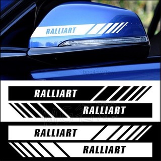 免運✅高品質✅MITSUBISHI 三菱 Ralliart 運動標誌 1 對汽車貼紙後視鏡反光貼紙