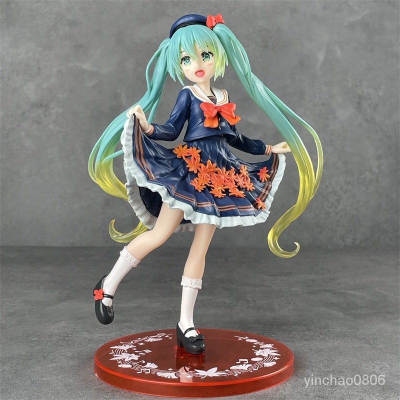 動漫初音未來楓葉製服3rd四季秋服景品手辦模型擺件