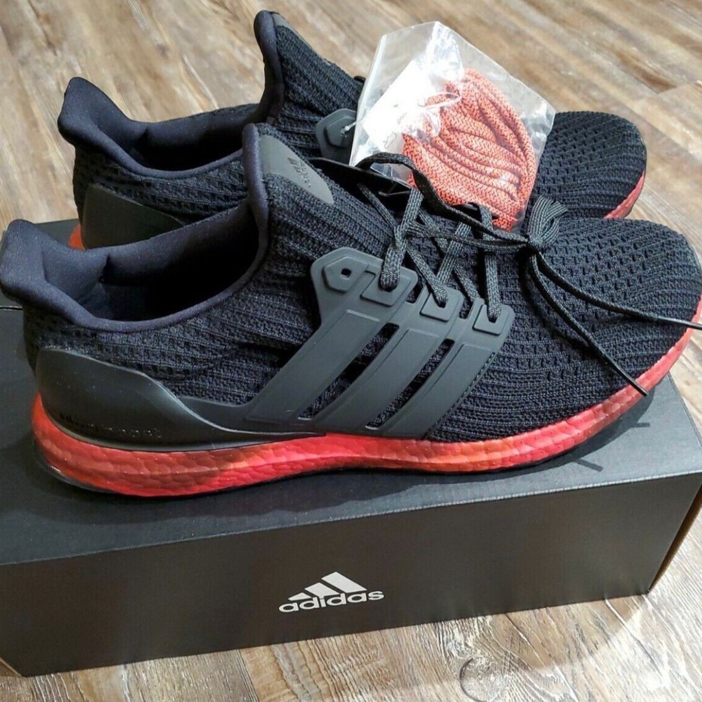 免運 Adidas Ultra Boost UB4.0 黑紅 休閒運動慢跑鞋 FV7282