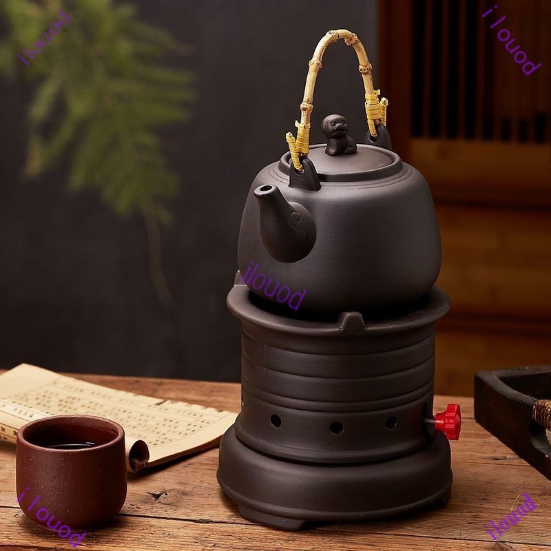 傢用戶外茶具酒精爐煮茶酒精燈可調節火力酒精燈硃泥壺電陶壺