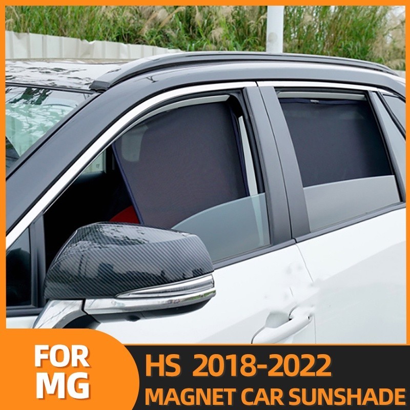 ＭＣ💘適用於 MG HS 2018-2022 汽車遮陽罩磁性前擋風玻璃百葉窗簾後側嬰兒窗遮陽板遮陽板