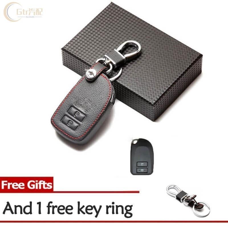 鑰匙套 適用於豐田 Toyota New Yaris 致炫 無鑰匙遙控 真皮 保護套 鑰匙包 鑰匙套 (LZ35