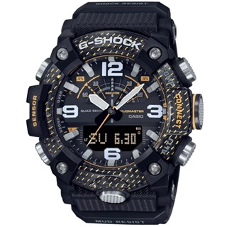 CASIO 卡西歐 G-SHOCK 藍牙連線 碳纖維泥人雙顯腕錶 新年禮物 GG-B100Y-1A